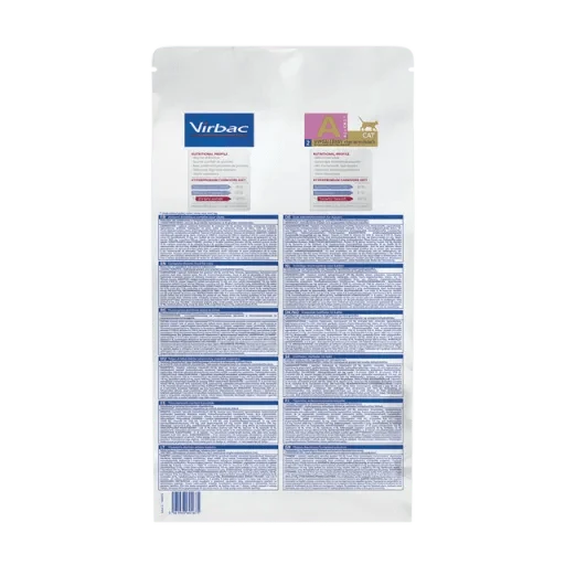VIRBAC HPM A2 Veterinary Hypoallergy Fish for Cat - Ração para Gatos com Proteína de Salmão - 3 Kg - 7 Kg - 12 Kg