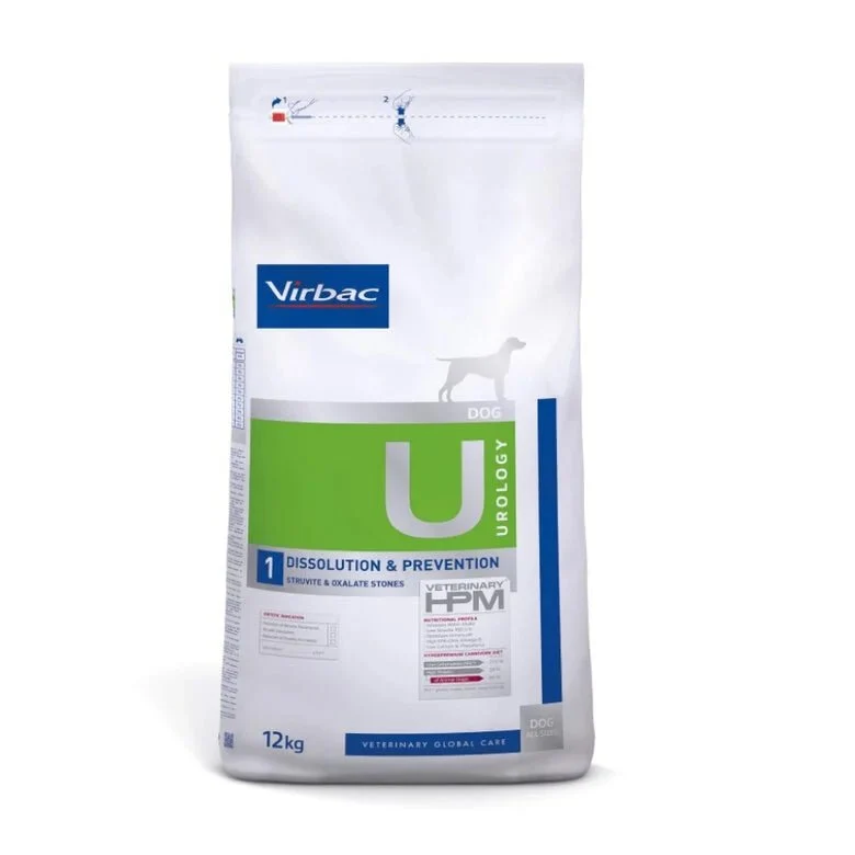 VIRBAC Urology Dissolution Prevention HPM Ração para Cães - 12 Kg