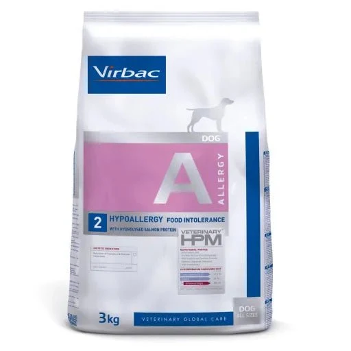 VIRBAC Dog Hypoallergy HPM A2, Hipoalergénica Salmão - Ração para Cães - 12 Kg