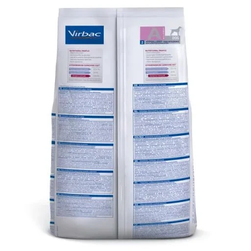 VIRBAC Dog Hypoallergy HPM A2, Hipoalergénica Salmão - Ração para Cães - 12 Kg