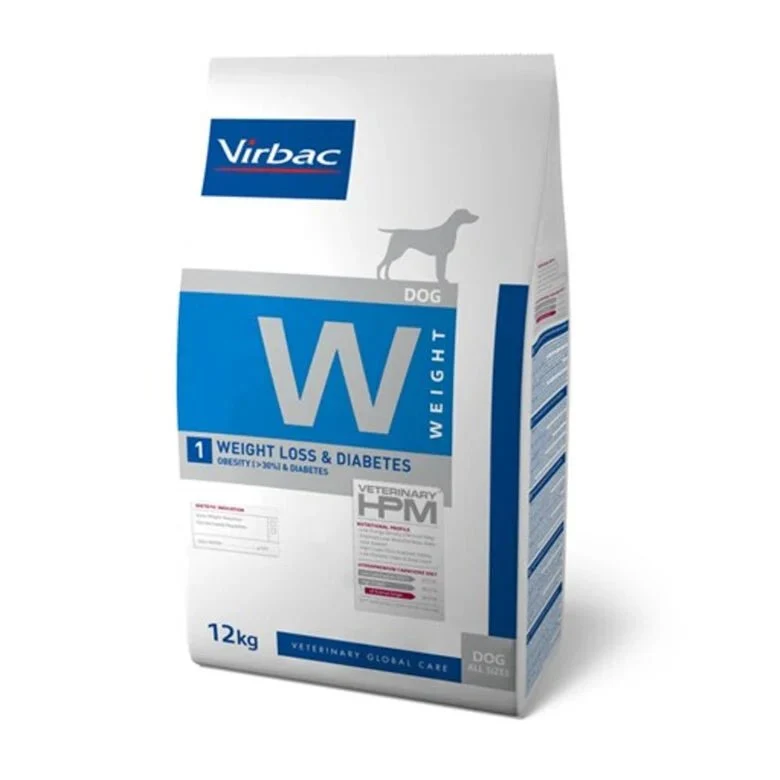 VIRBAC Weight Loss & Diabetes Hpm ração para cães - 12 Kg