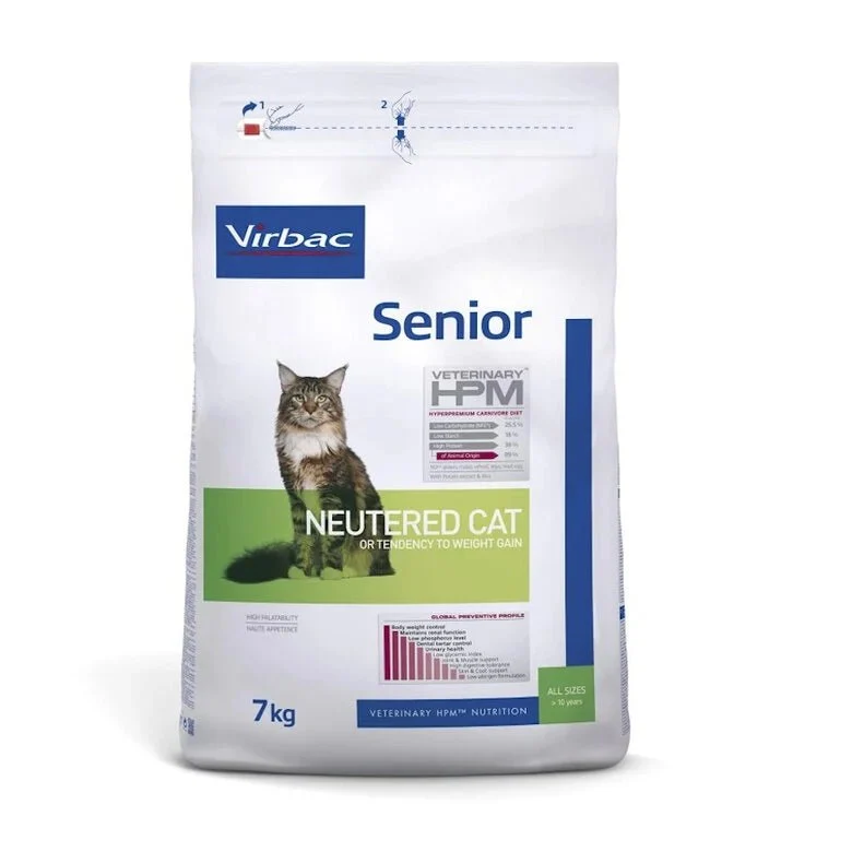 VIRBAC Senior Neutered Cat Hpm ração para gatos (1,5 Kg)