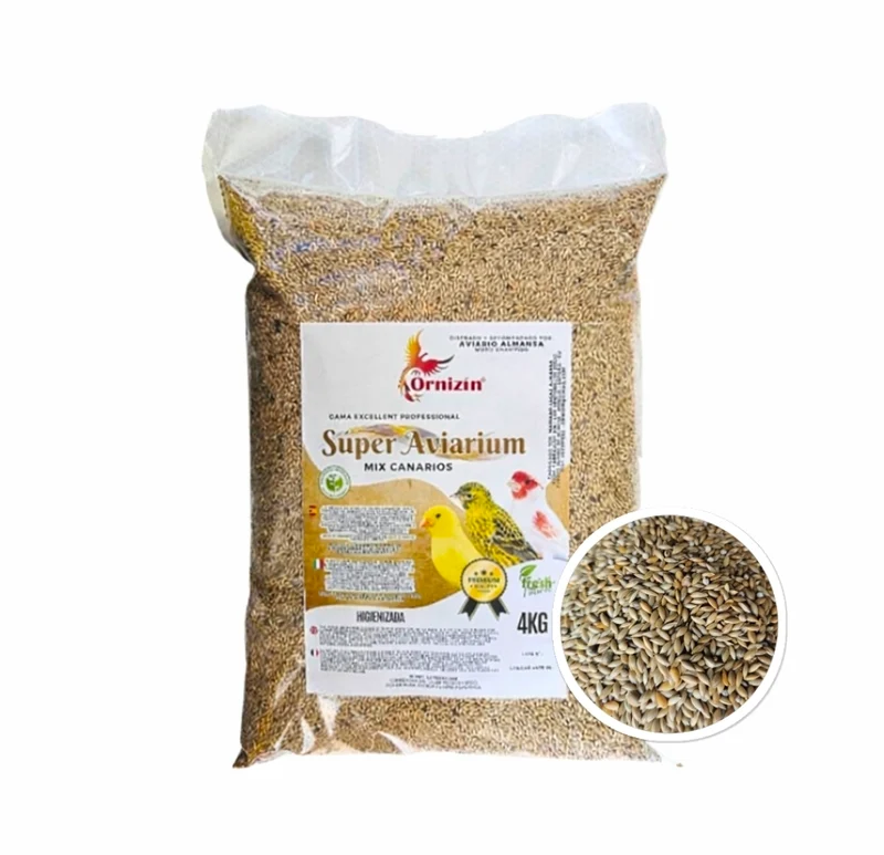 Ausgezeichnete SUPER AVIARIUM Mischung Canari Light Seed 4kg Ornizìn