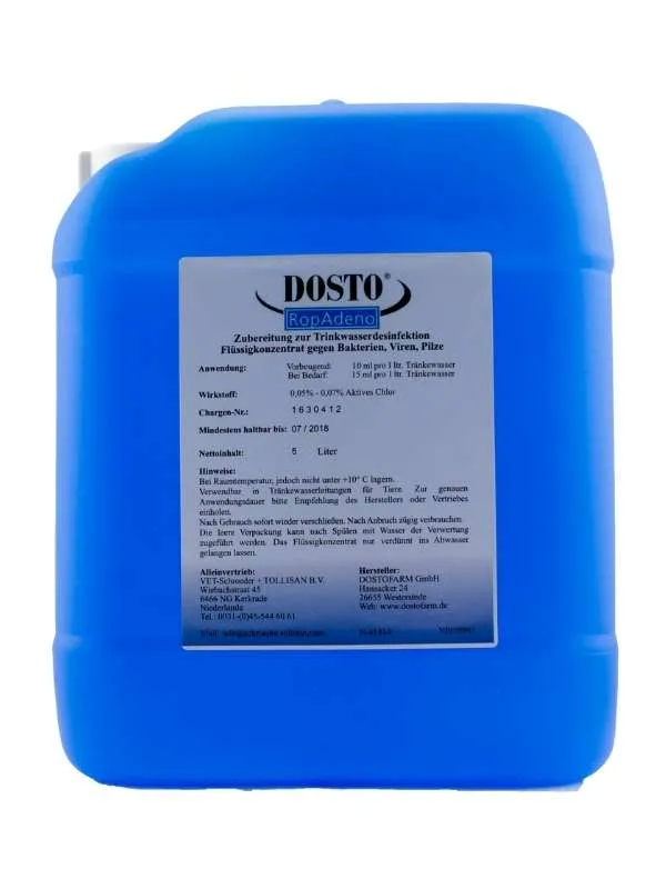 Schroeder-Tollisan Dosto-RopAdeno 5L Wasserdesinfektion