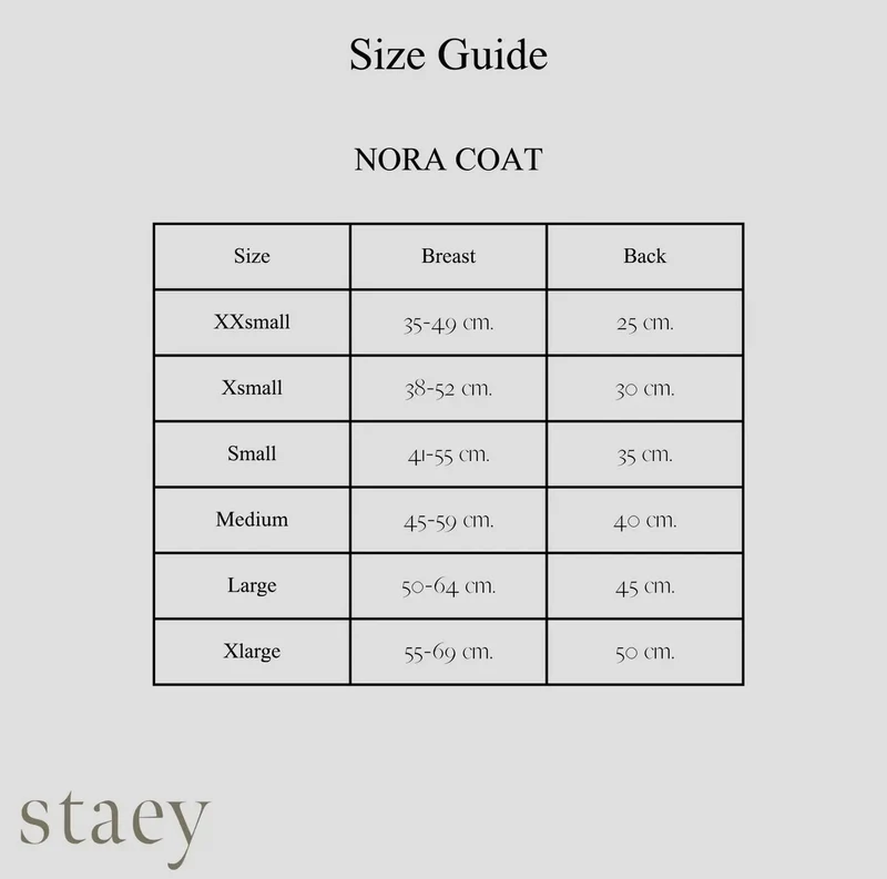 Hundemantel / Nora / Espresso