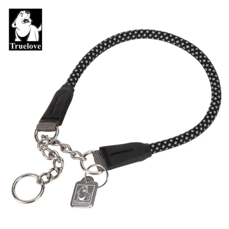 Reflektierendes Hundehalsband mit Kettenzugstop V1.0 "Neon"