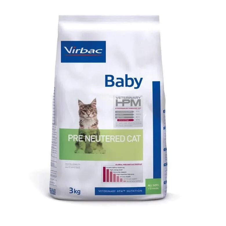 VIRBAC Baby Pre Neutered Hpm ração para gatos (0,4 Kg)