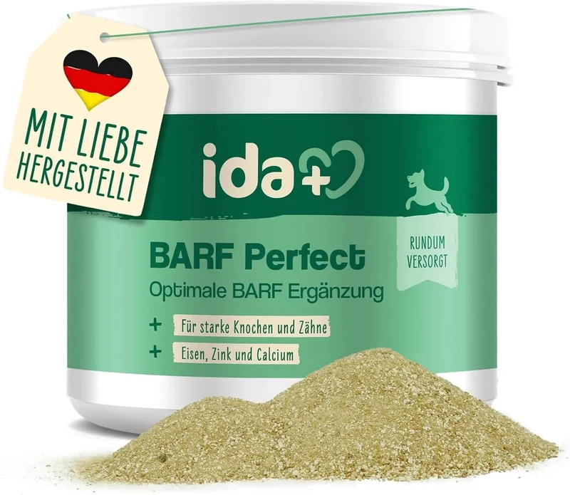 Barf Perfect 400 g - Barf Minerais para Cães - Magnésio para Cães - Zinco para Cães - Cálcio para Cães - Barf Additive Food Dog - Para as Articulações dos Cães