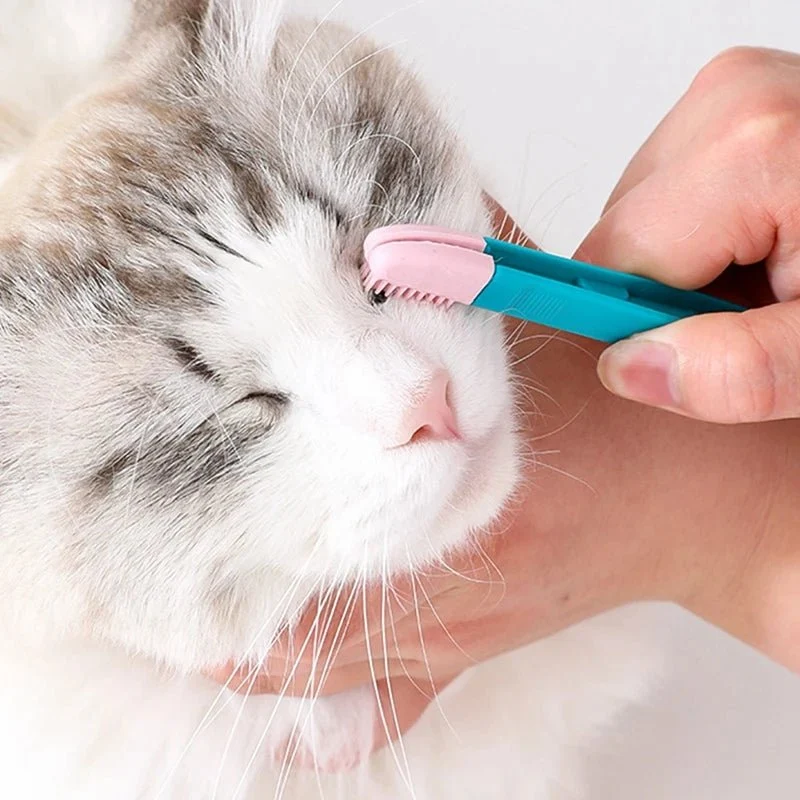 Escova de limpeza de olhos e pestanas, para gatos ou cães pequenos