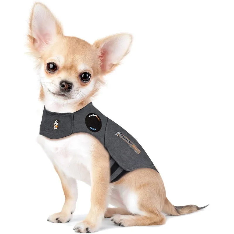 Thundershirt - Colete Relaxante para cães (anti-stress, ajuda a reduzir a ansiedade), Cinzento
