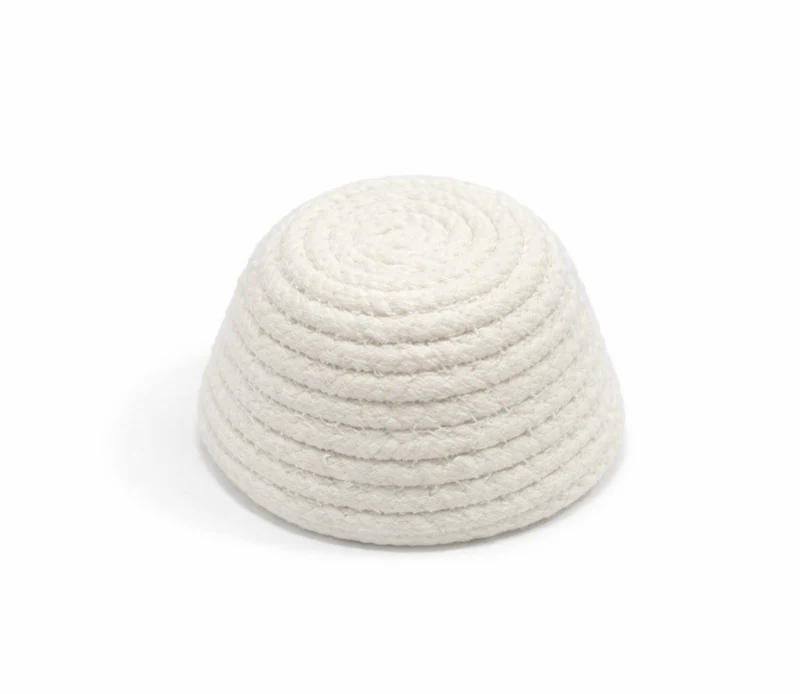 Nistkasten aus weißer Baumwolle, 5 x 9 cm