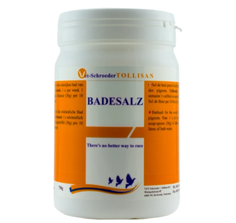 Tollisan Badesalz 750 g (Badesalz für Tauben und Vögel)