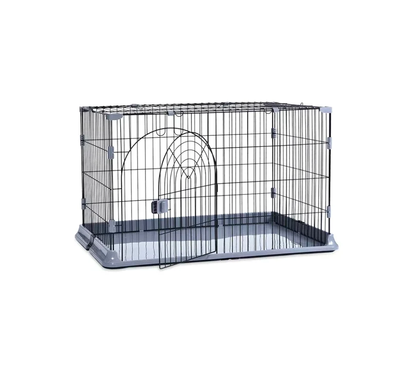 Duvo+ Hunde- und Katzenbox 100x65x60cm Schwarz (nur Abholung)