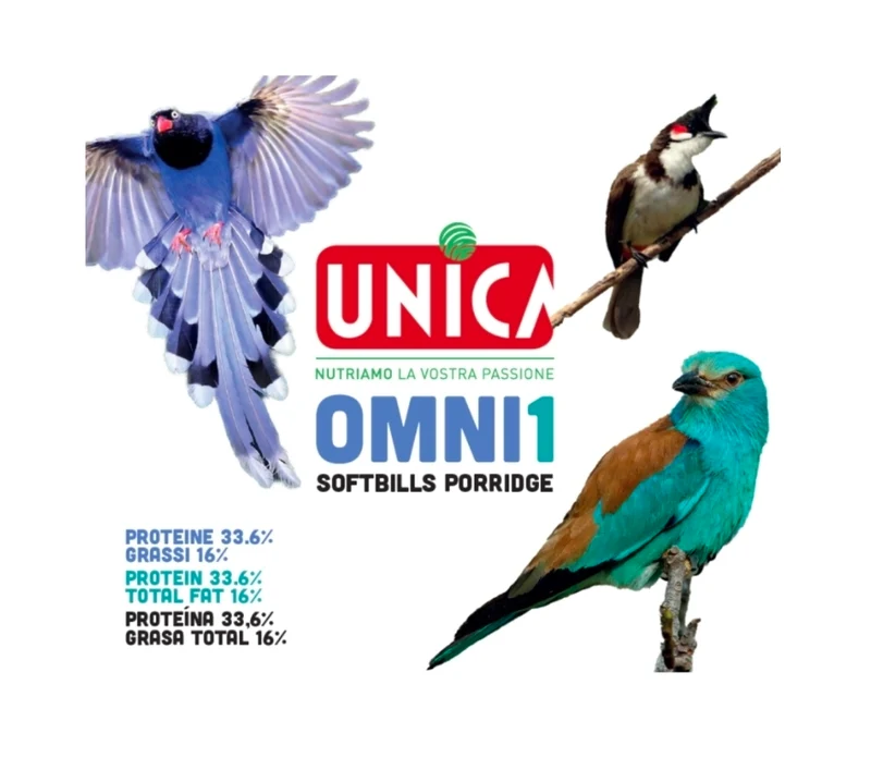 Unica Omni1 Softbill Brei 500 Gramm (Aufzuchtfutter für Insektenfresser)