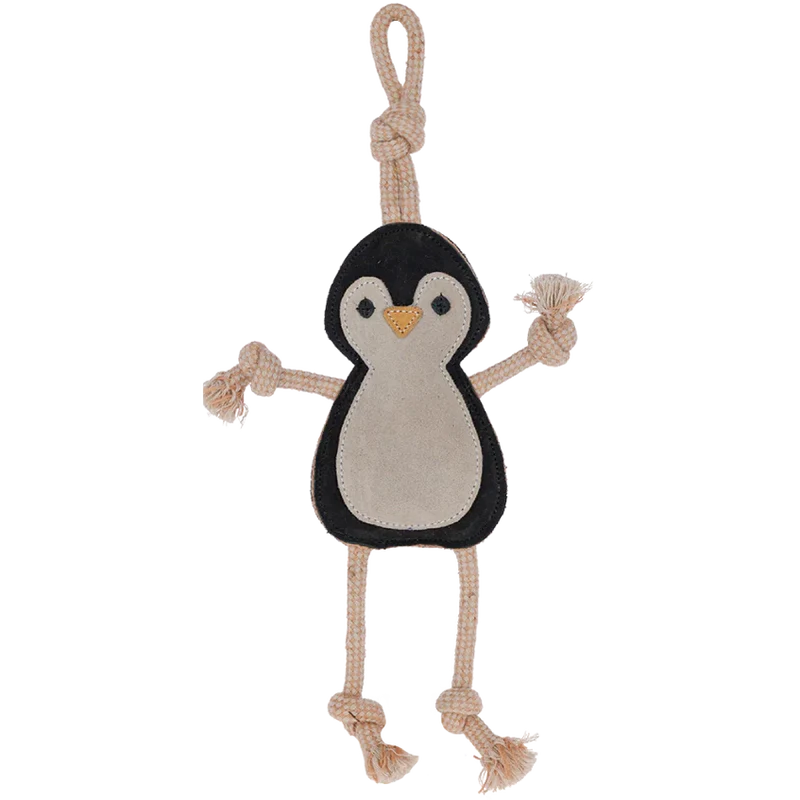 Lederspielzeug Pinguin klein