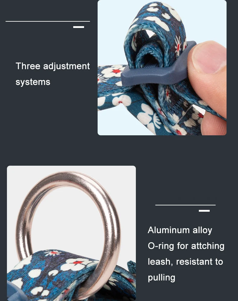Hundehalsband Flower Spring "SAXONY BLUE" Limited Edition