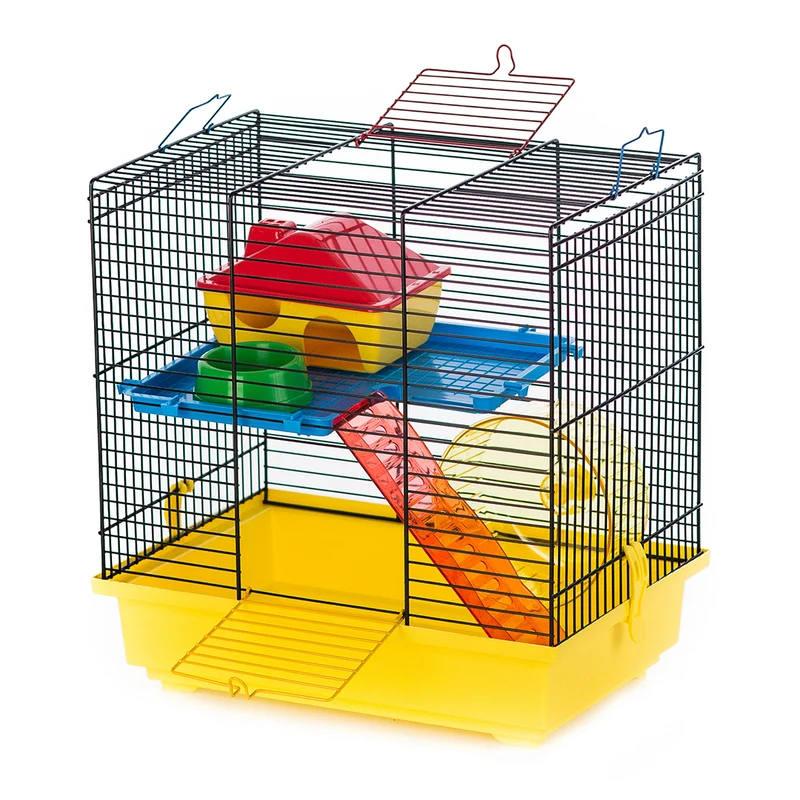 Hamster-Lebensraum Teddy 1 Farbe Gelb/Schwarz 36x24x36CM