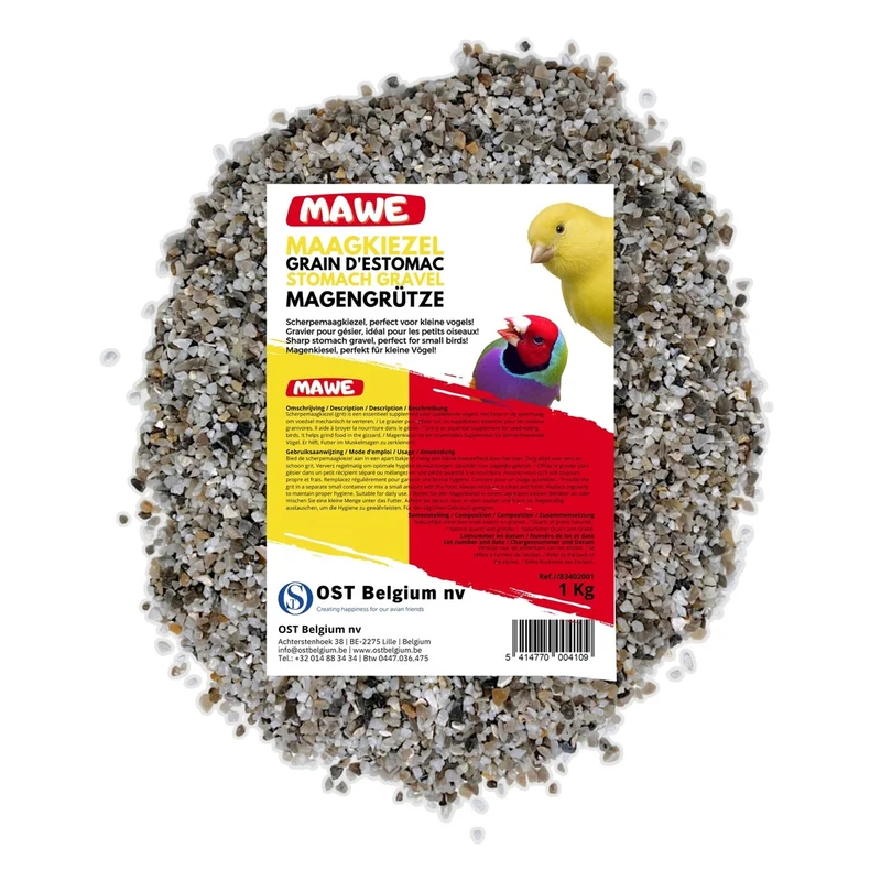 Scharfer Magengrit für kleine Vögel, 1 kg
