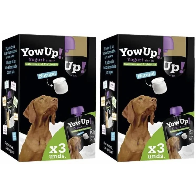 YowUp! Yogurt para cães: Snacks deliciosos naturais e saudáveis para o seu animal de estimação (6 unidades)