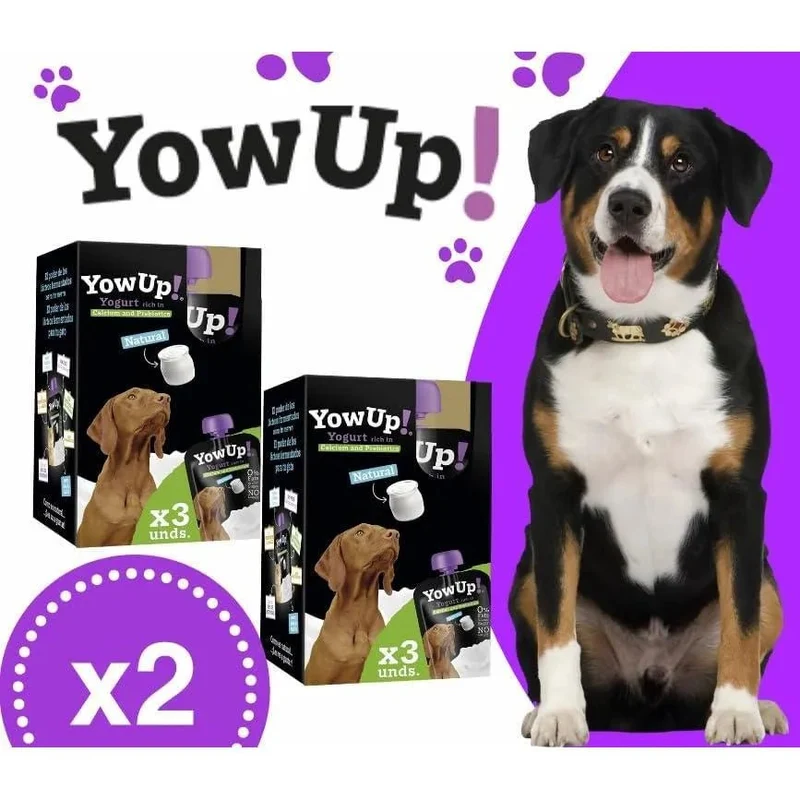 YowUp! Yogurt para cães: Snacks deliciosos naturais e saudáveis para o seu animal de estimação (6 unidades)