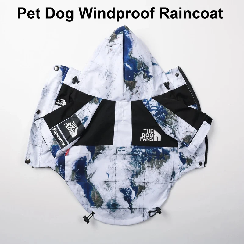 Casaco / Blusão Impermeável, para cães, com capuz, ideal para o Outono e Inverno