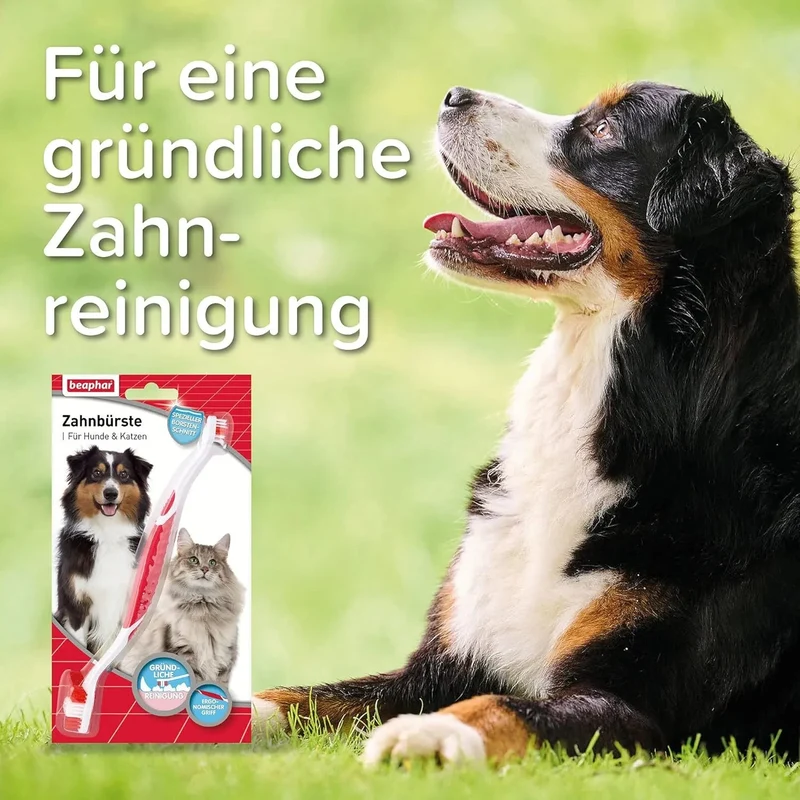 Beaphar Dog-a-Dent escova de dentes para cães e gatos
