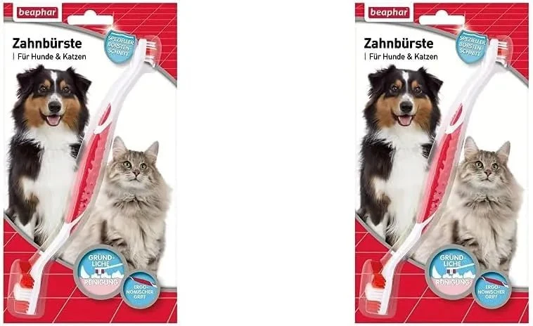 Beaphar Dog-a-Dent escova de dentes para cães e gatos
