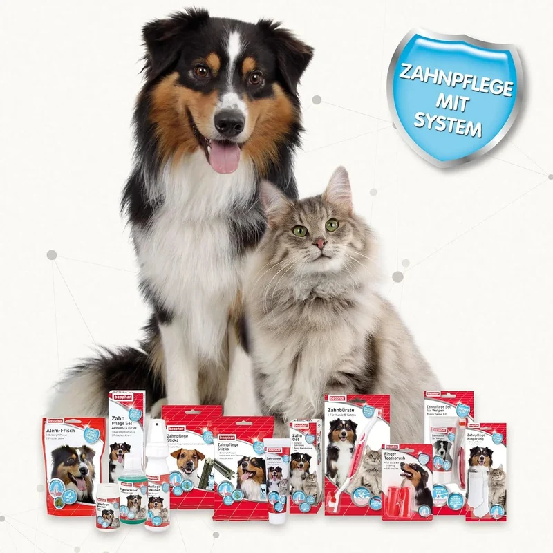 Beaphar Dog-a-Dent escova de dentes para cães e gatos