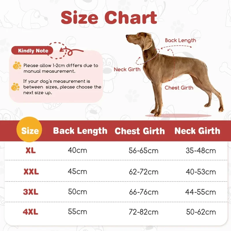 Casaco para cão, impermeável, casaco de outono / inverno para cães de qualquer porte