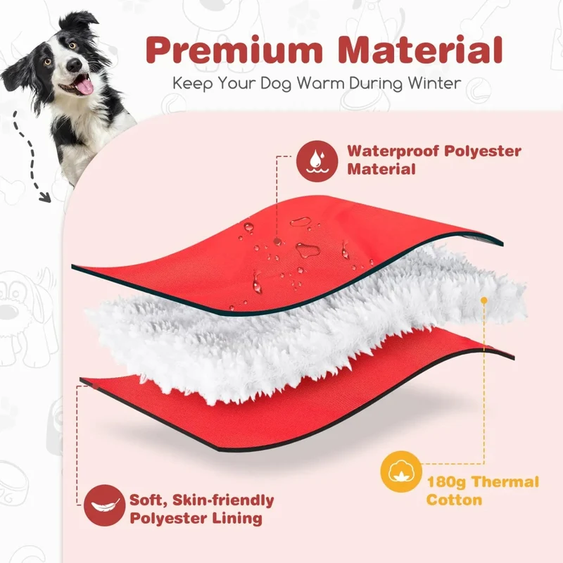 Casaco para cão, impermeável, casaco de outono / inverno para cães de qualquer porte