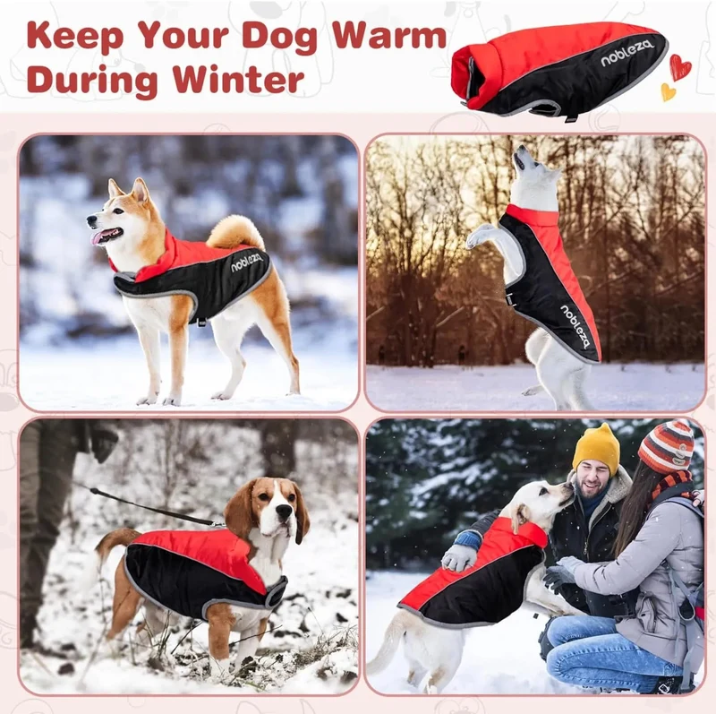 Casaco para cão, impermeável, casaco de outono / inverno para cães de qualquer porte