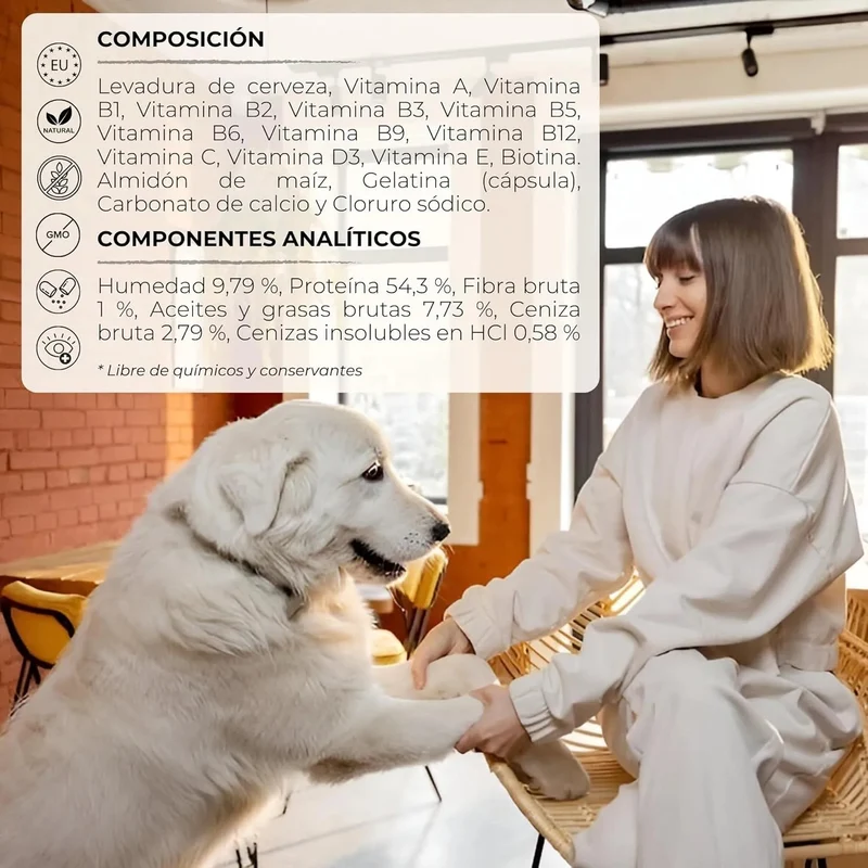 Lamina Care - Multi vitaminas para cães e gatos, fortalecem o sistema imunitário e as defesas, 180 cápsulas de vitaminas