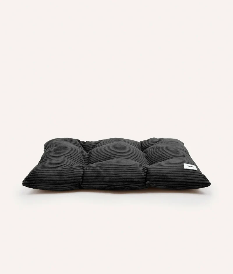 Hundebett Kissen Cord Schwarz, Bela