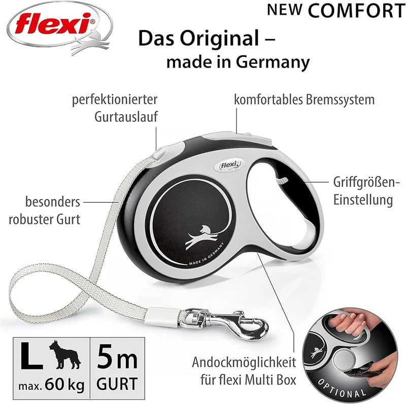 Flexi COMFORT, schwarz