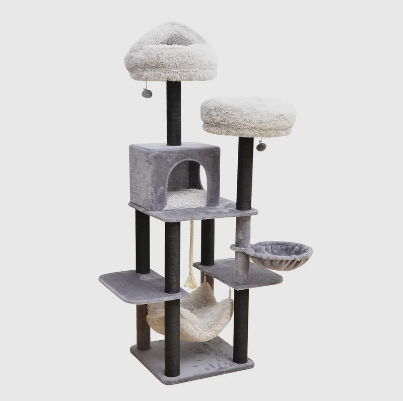 Catry Bradbury Kratzbaum, 7-stöckig, Grau