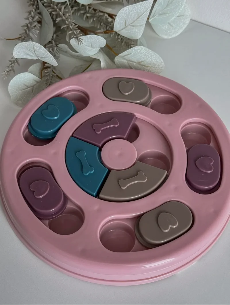 Intelligenzspielzeug für Hunde Rund | Pink