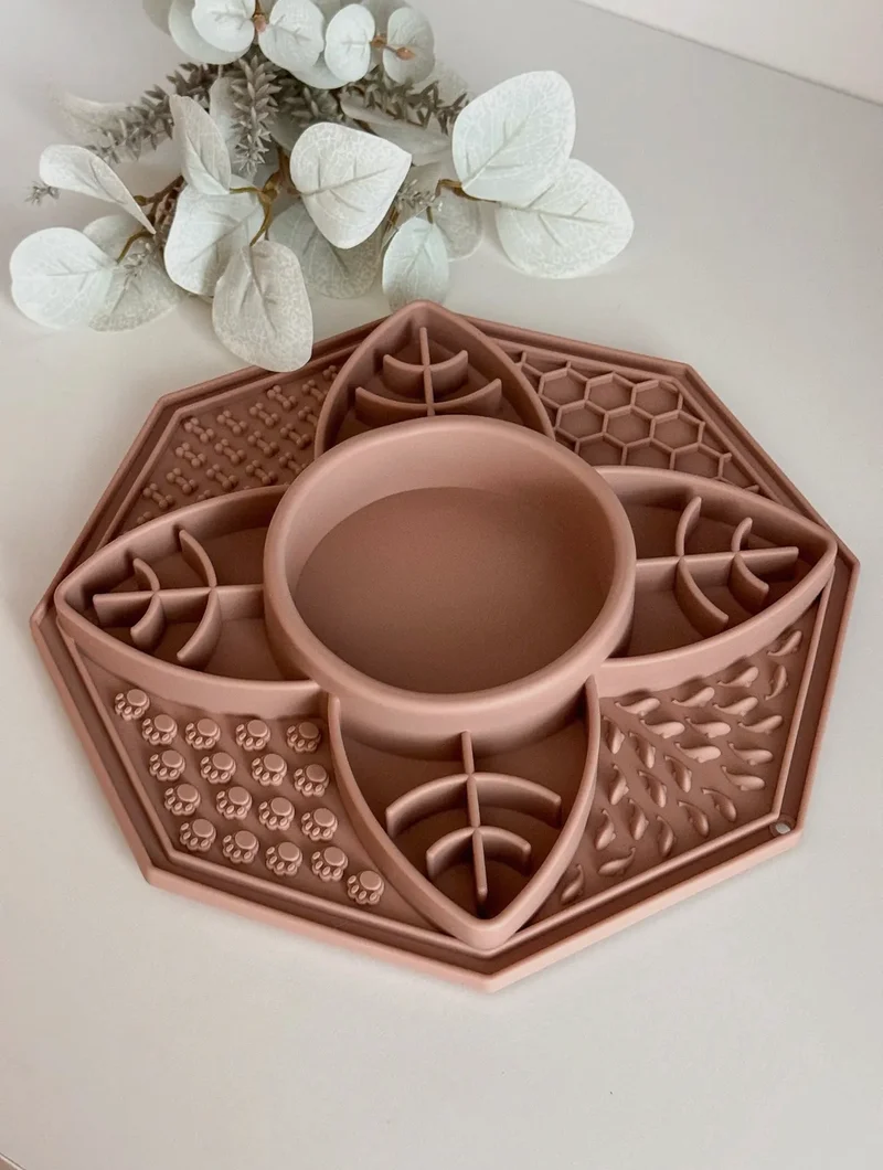 Schleckmatte Lotus, Futterstation, Slow Bowl