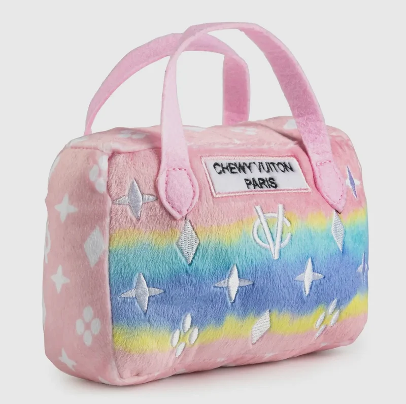 Chewy Vuiton Hundespielzeug Handtasche pink