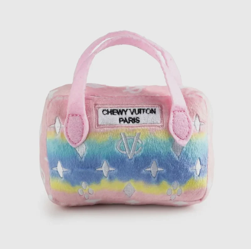 Chewy Vuiton Hundespielzeug Handtasche pink