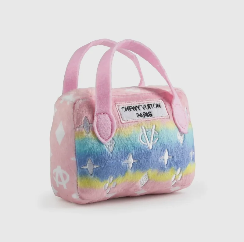 Chewy Vuiton Hundespielzeug Handtasche pink