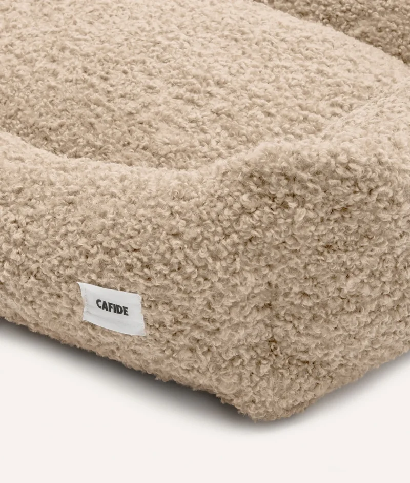 Beiges Teddy Hundebett, Snozy