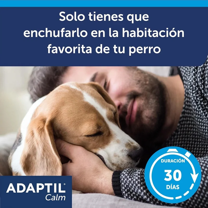 ADAPTIL Calm - anti-stress para cães (medos, ruídos fortes) - uso só em casa - Difusor + Recarga 48 ml