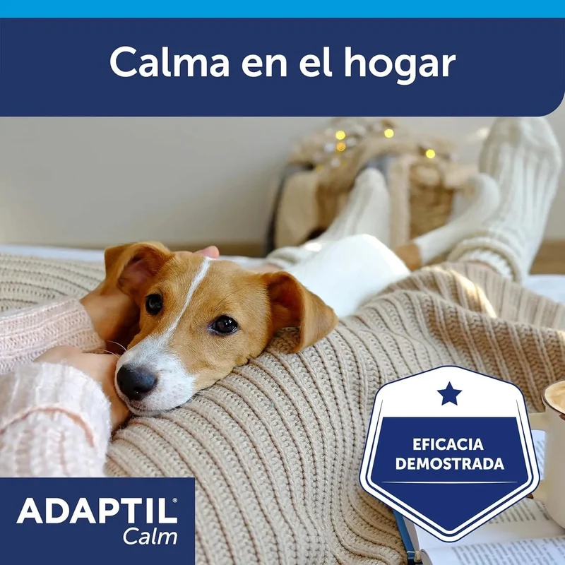 ADAPTIL Calm - anti-stress para cães (medos, ruídos fortes) - uso só em casa - Difusor + Recarga 48 ml