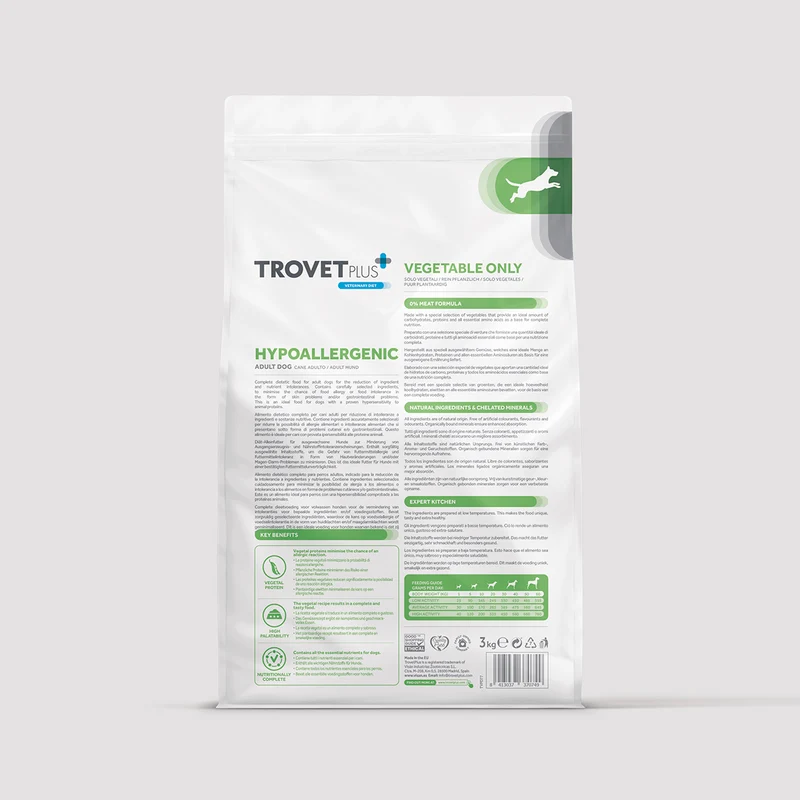 Hypoallergenic - Vegetable only - para perros