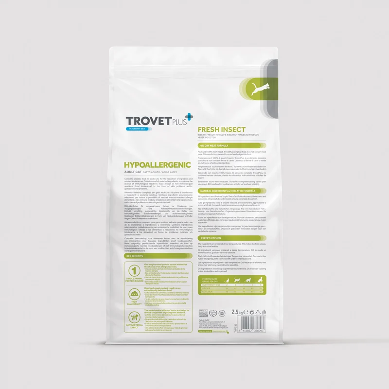 Hypoallergenic - Fresh insect - para gatos