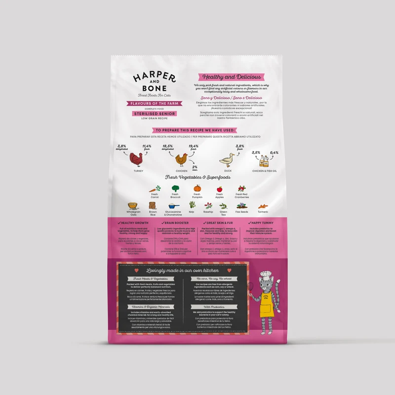 Sterilised senior - Flavours of the Farm