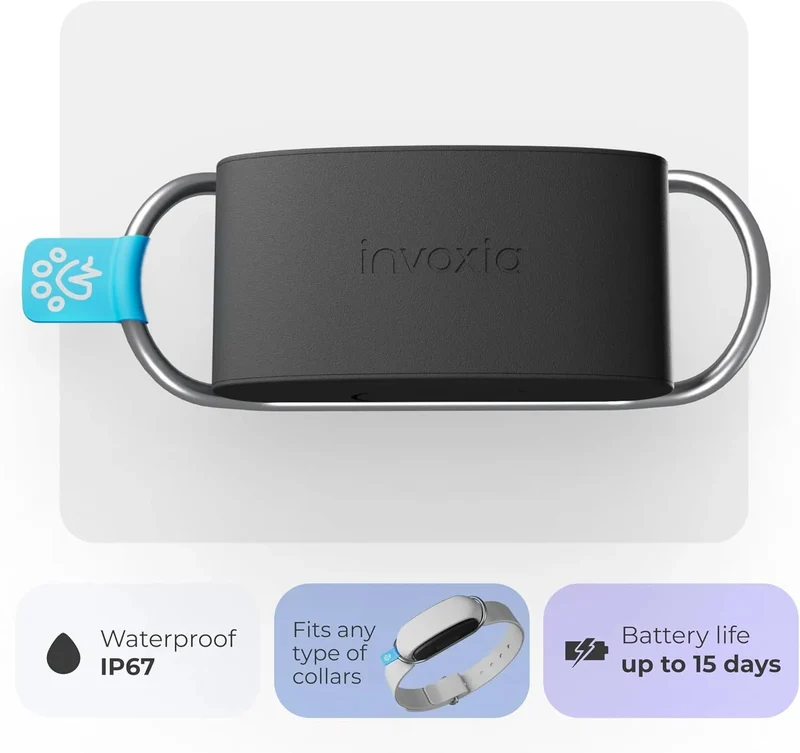 Rastreador de saúde e GPS para cães #1 - informação cardíaca e respiratória - localização em tempo real - análise de atividade e bem-estar - compacta, leve e fácil de instalar