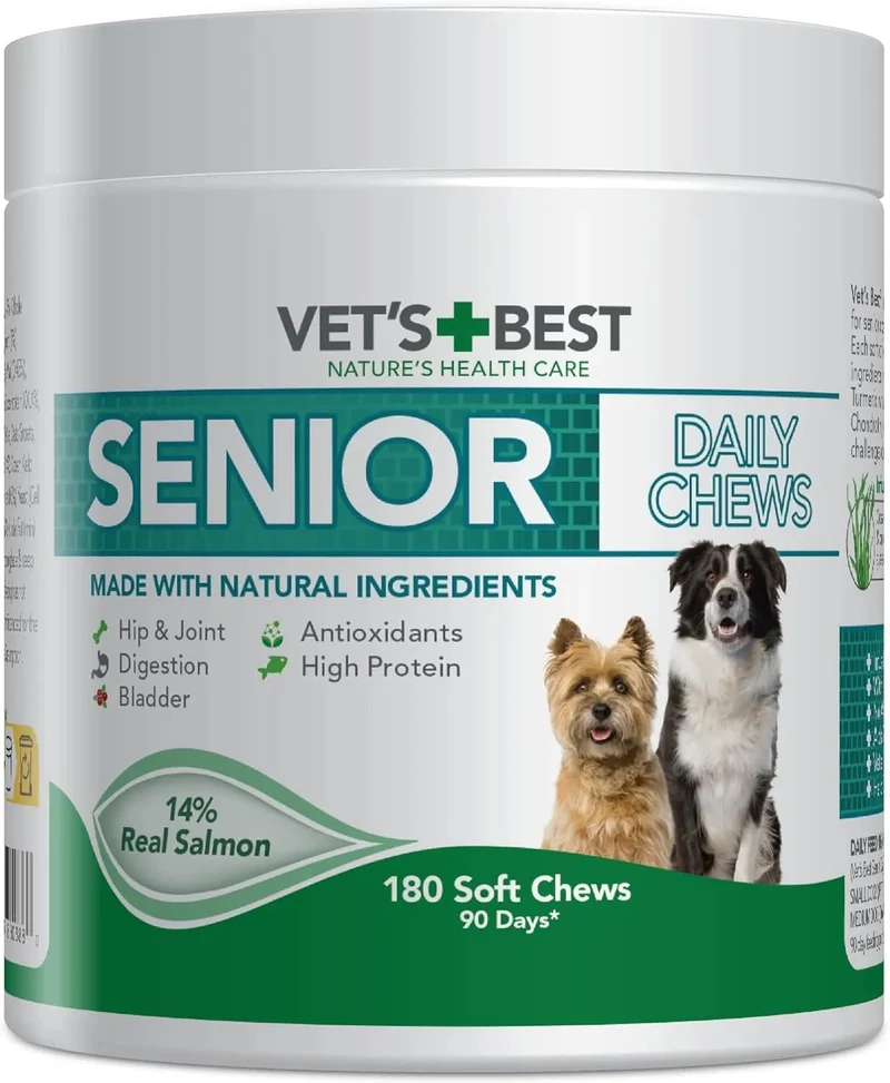 Daily Soft Chews - Suplementos para cães idosos, cães adultos ou cachorrinhos