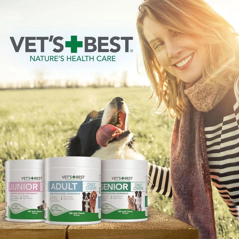 Daily Soft Chews - Suplementos para cães idosos, cães adultos ou cachorrinhos