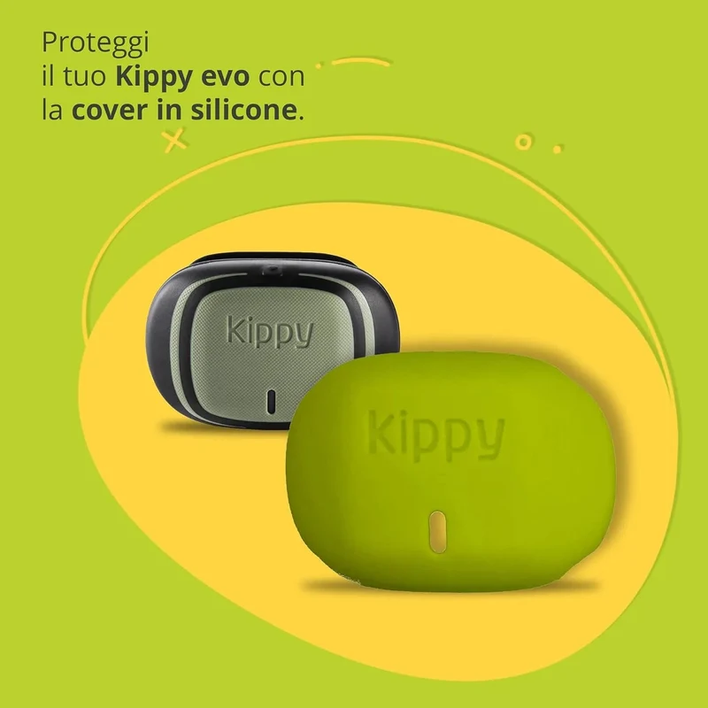 Capa de silicone de proteção para localizador GPS para cães e gatos EVO com fecho de botão - capa para fixar a coleira e arnês